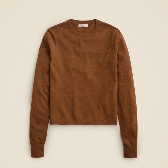 J. Crew Brown Crew Neck Sweater - Picture 2 of 11
